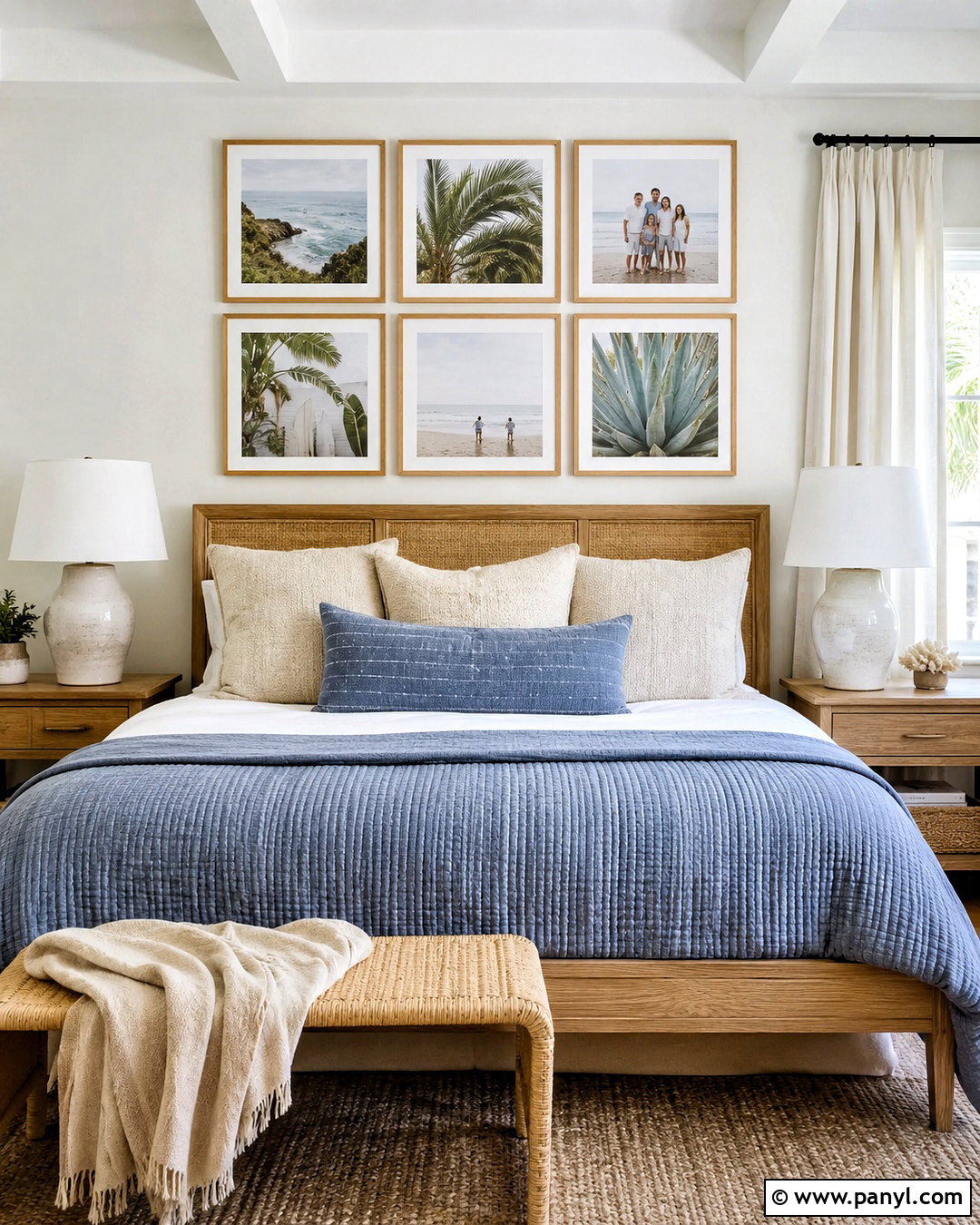 Bedroom Photo Collage Wall - 20 photo collage wall ideas