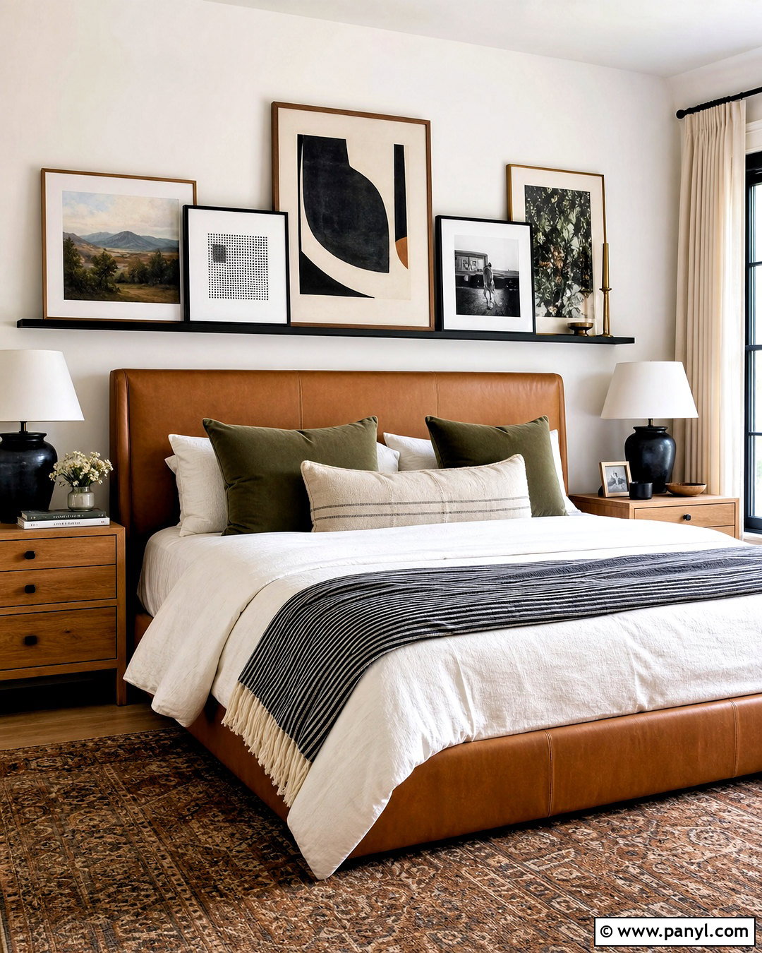 Bedroom Picture Ledge - 20 wall decor bedroom ideas