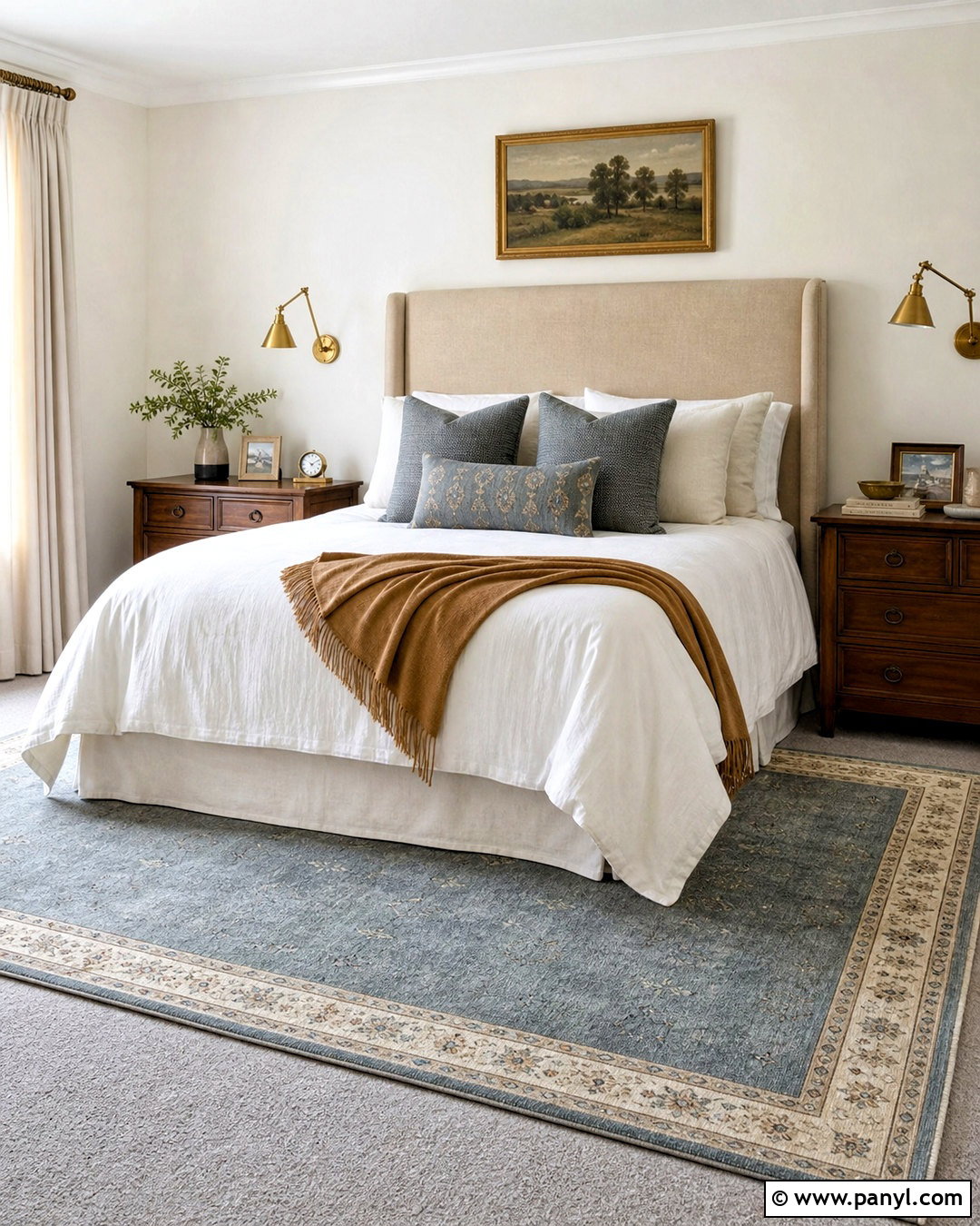 Bedroom Rug On Grey Carpet - 20 rug on grey carpet ideas