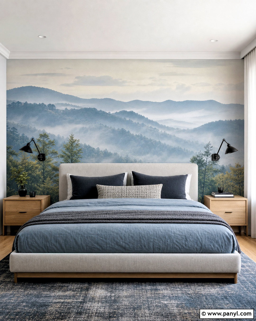 Bedroom Wall Mural - 20 wall decor bedroom ideas