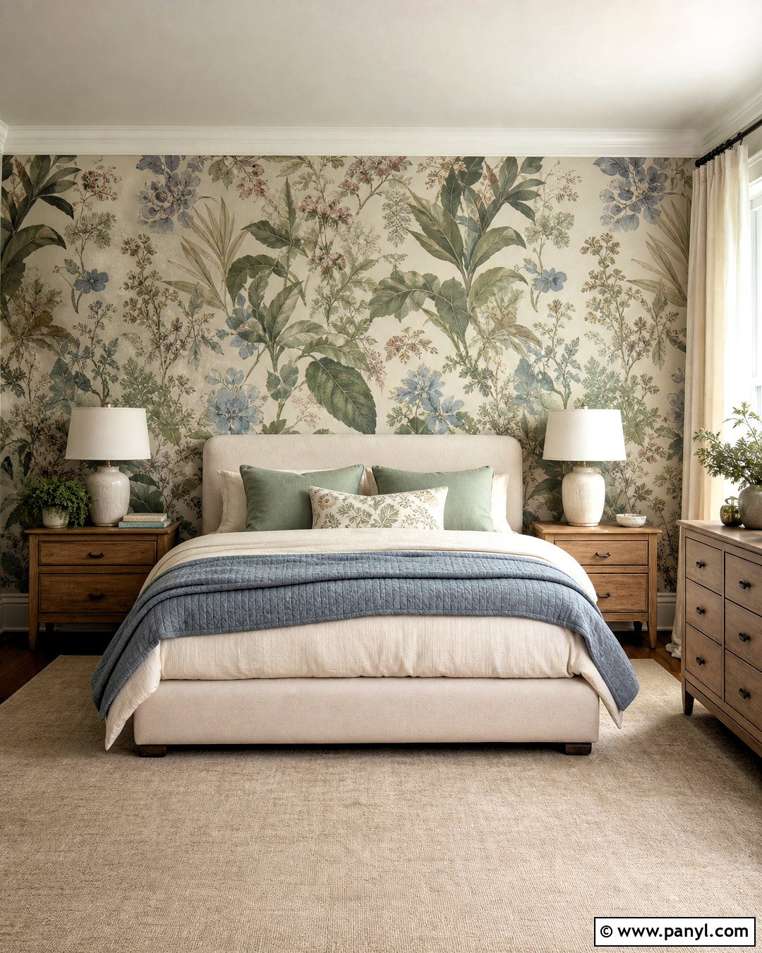 Bedroom With Statement Wallpaper - 20 room decor bedroom ideas