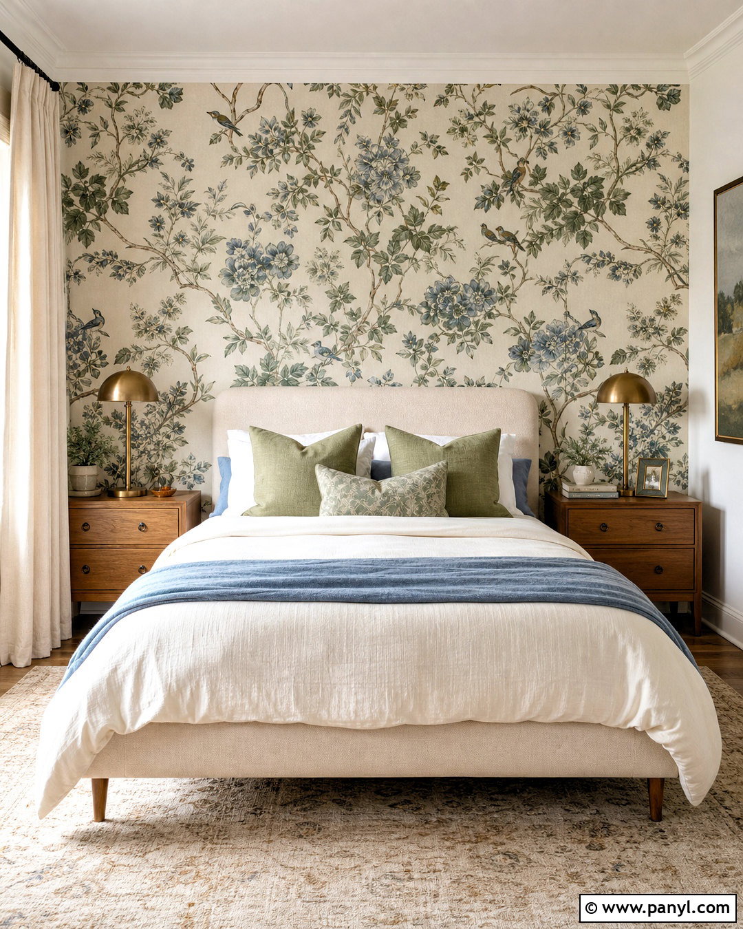 Bedroom With Statement Wallpaper - 20 bedroom ideas