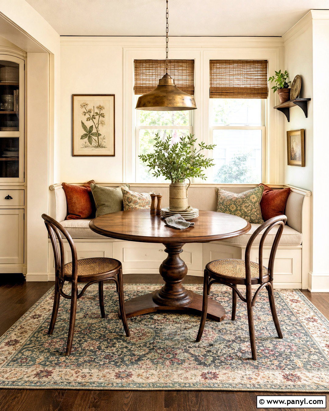 Behr Antique White Dining Nook - 20 behr whites and neutrals