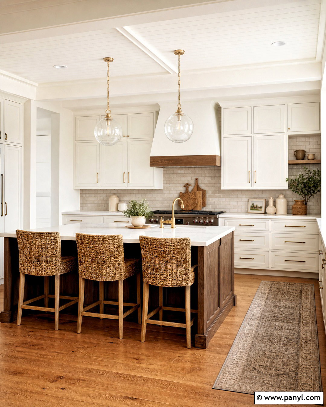 Behr Antique White Farmhouse Kitchen - 20 behr antique white ideas