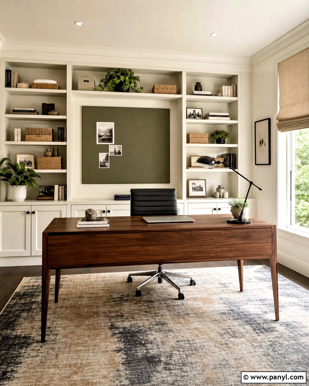Behr Antique White Home Office - 20 behr antique white ideas