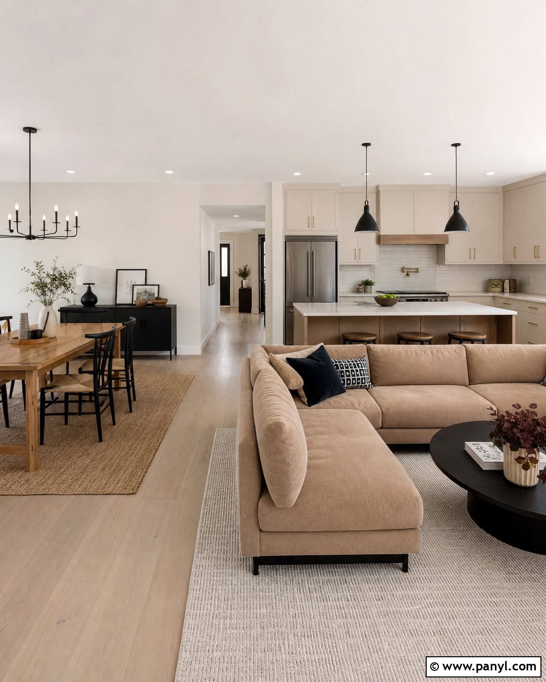 Behr Blank Canvas Open-Plan Walls - 25 Best Neutral White Paint For Walls