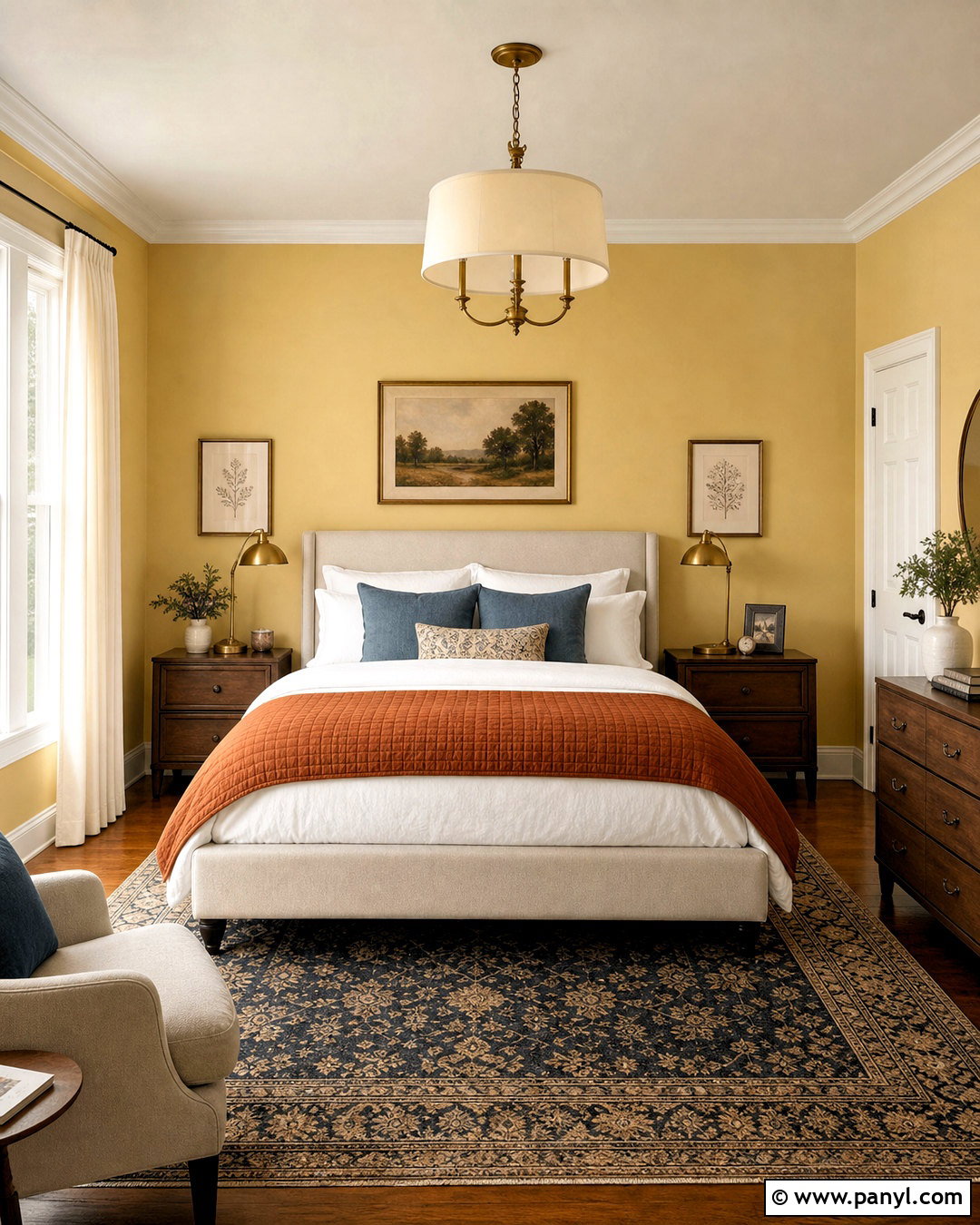 Behr Celebration Guest Bedroom - 20 warm yellow paint colors