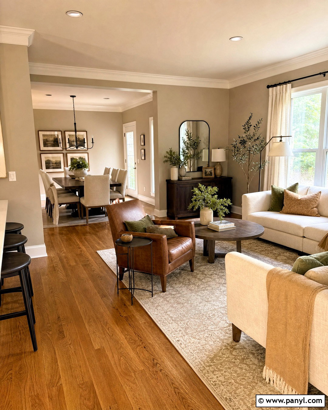 Behr Chic Taupe Whole House Color Scheme - 20 behr paint color schemes