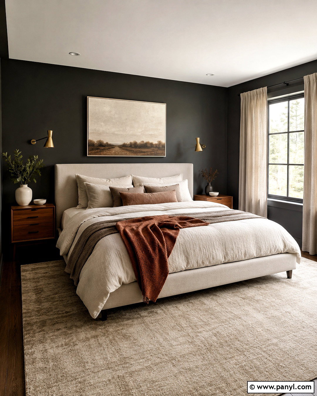 Behr Cracked Pepper Dark Gray Bedroom - 20 dark gray paint colors