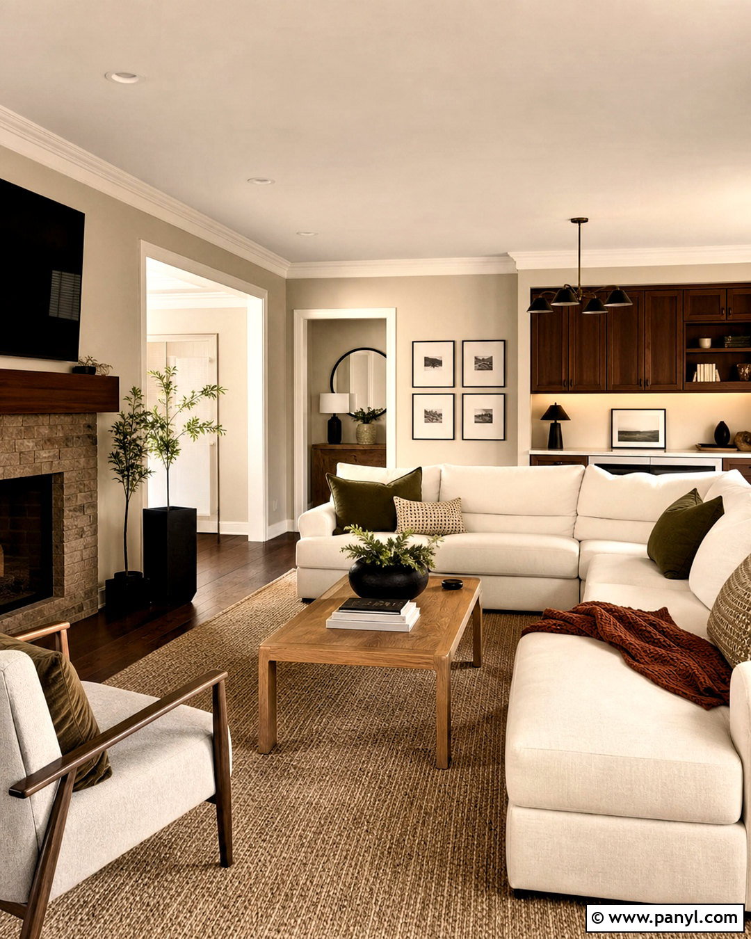 Behr Creamy Mushroom Family Room - 20 behr beige paint colors