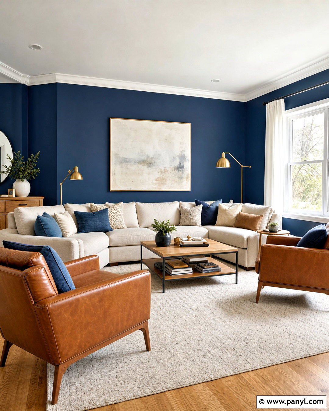Behr English Channel Living Room - 20 behr living room paint color ideas