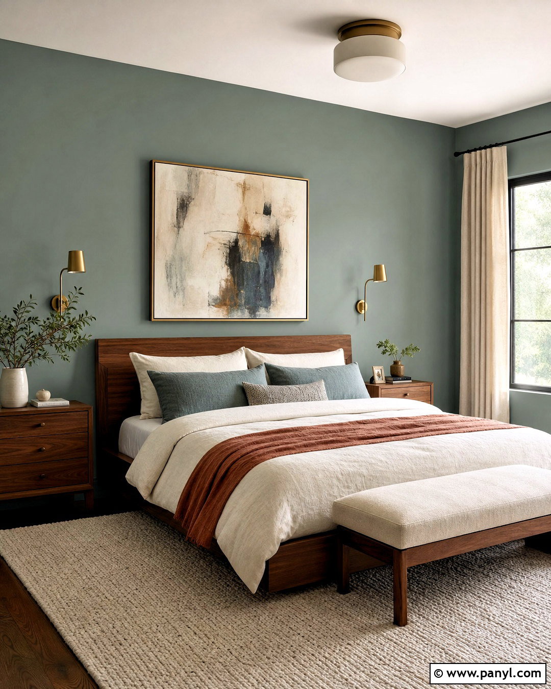 Behr Hidden Gem Green Bedroom - 20 green paint colors
