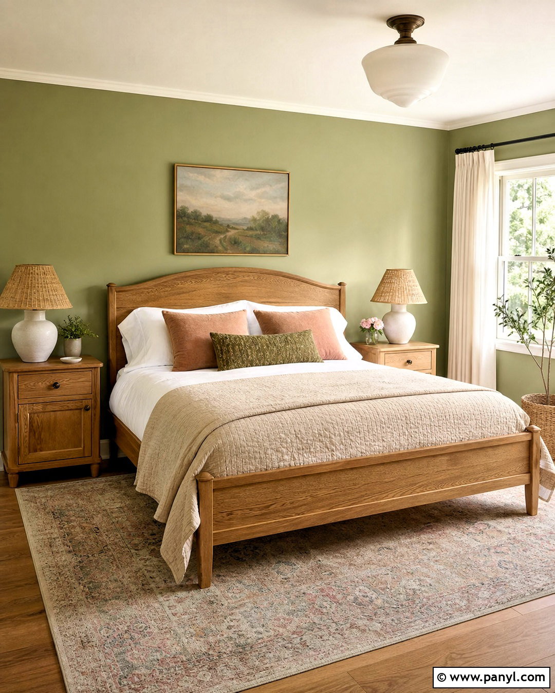 Behr Jojoba Green Guest Bedroom - 20 green paint colors