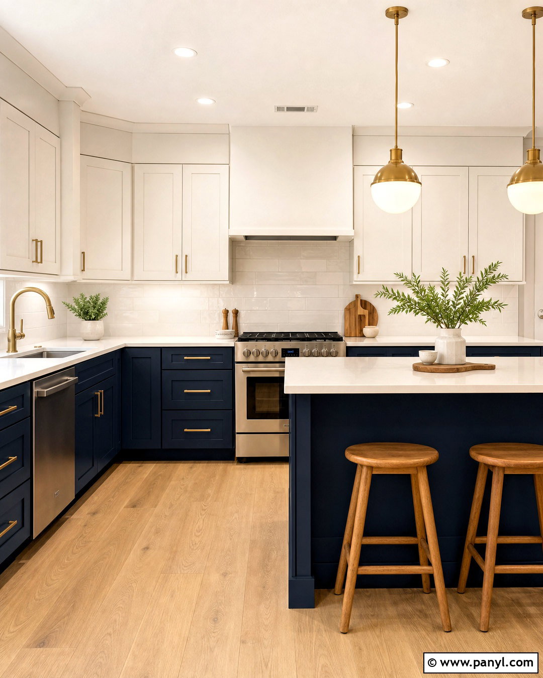 Behr Nocturne Blue Kitchen Color Scheme - 20 behr paint color schemes