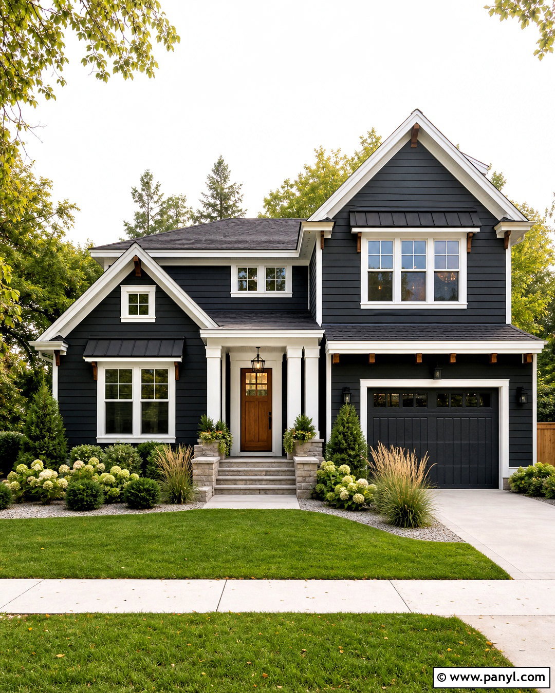 Behr North Woods House Exterior - 20 moody green paint colors