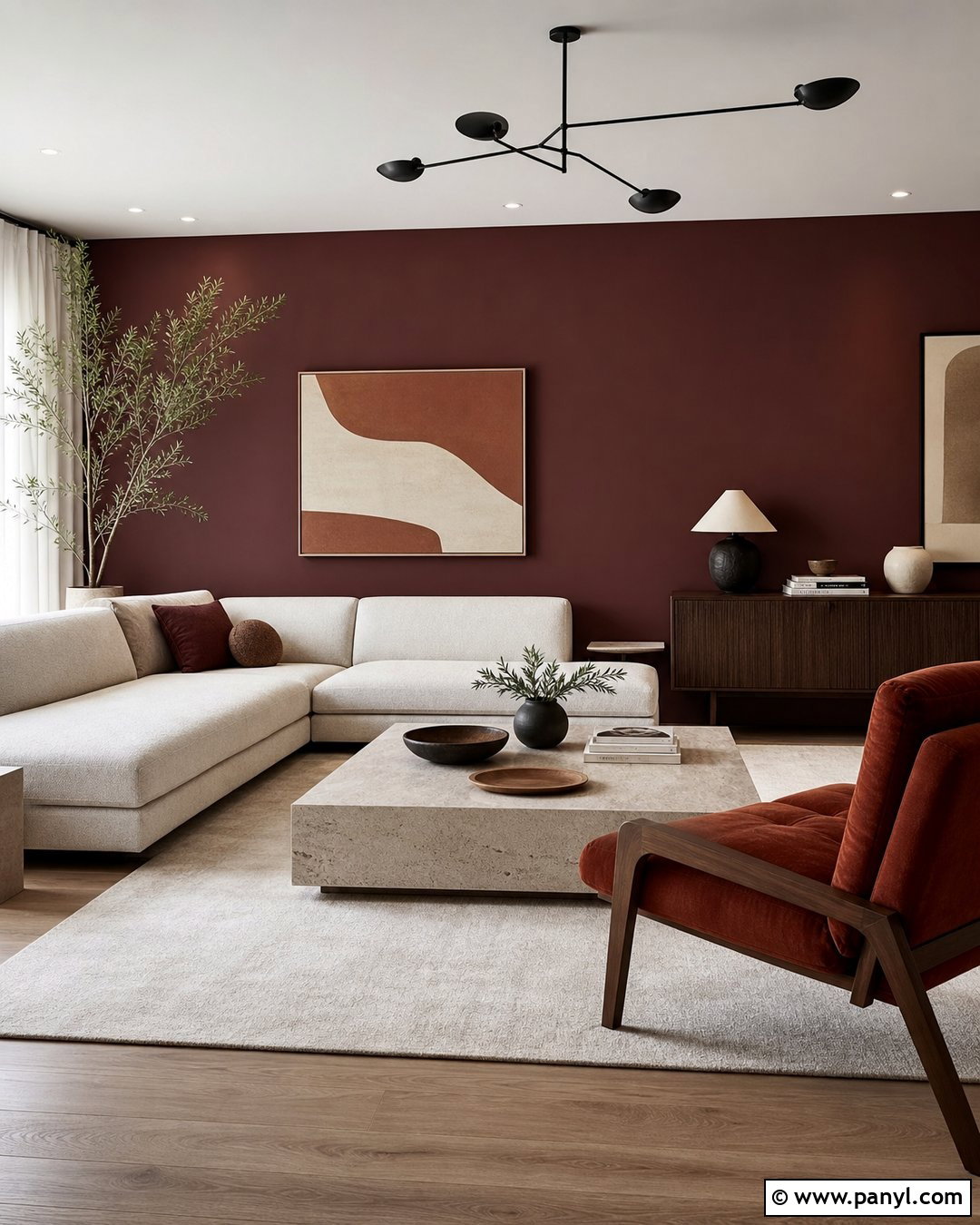 Behr Oxblood Accent Wall - 20 Burgundy Paint Colors Accent Walls