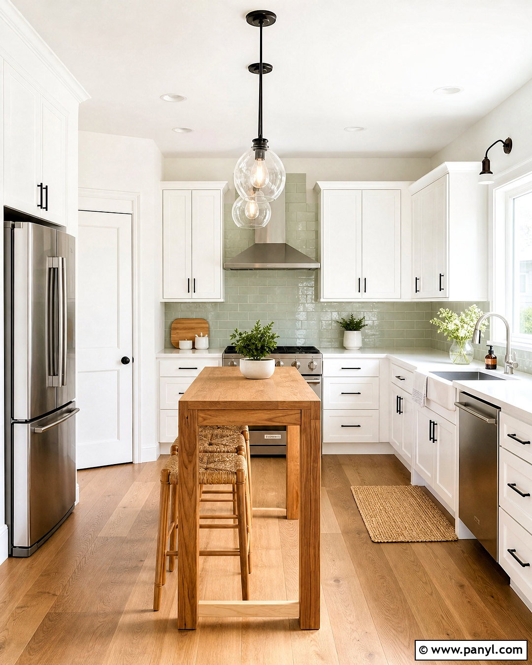 Behr Polar Bear Kitchen - 20 white kitchen paint colors