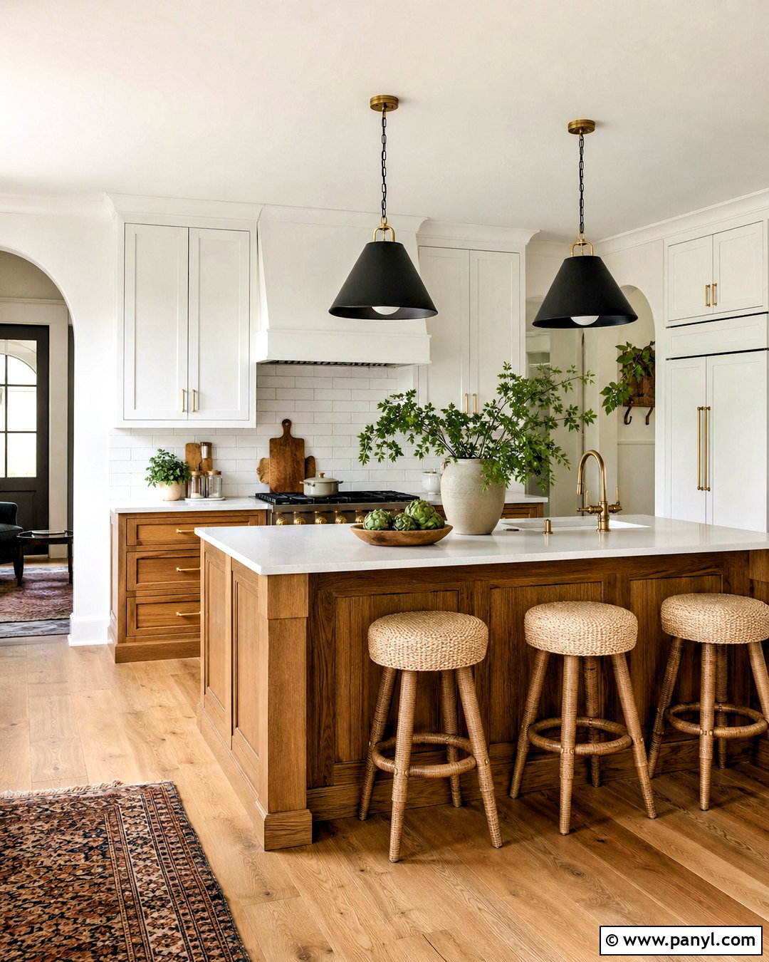 Behr Polar Bear White Farmhouse Kitchen - 20 behr polar bear white ideas