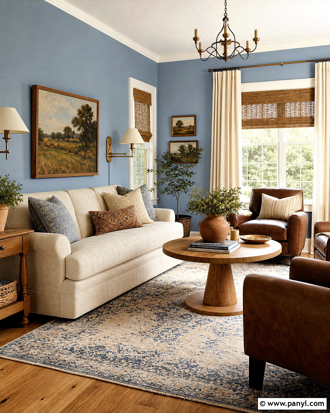 Behr Provence Blue Living Room - 20 behr living room paint color ideas