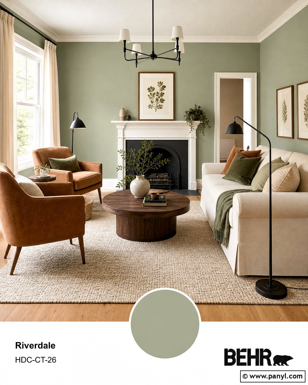Behr Riverdale Living Room - 20 behr living room paint color ideas