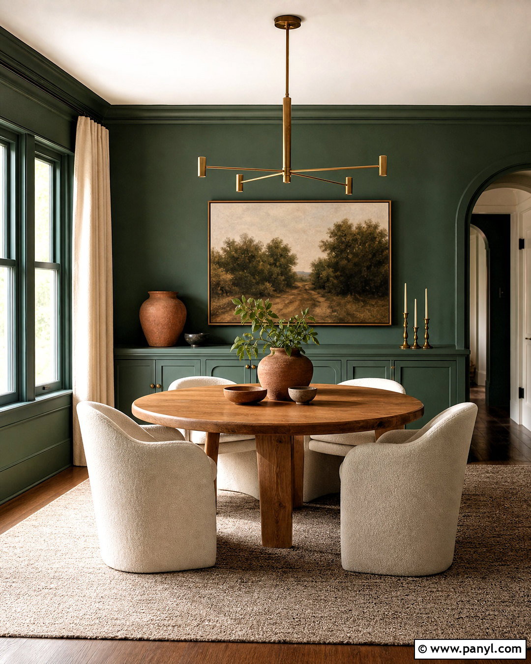 Behr Royal Orchard Dining Room - 20 moody green paint colors
