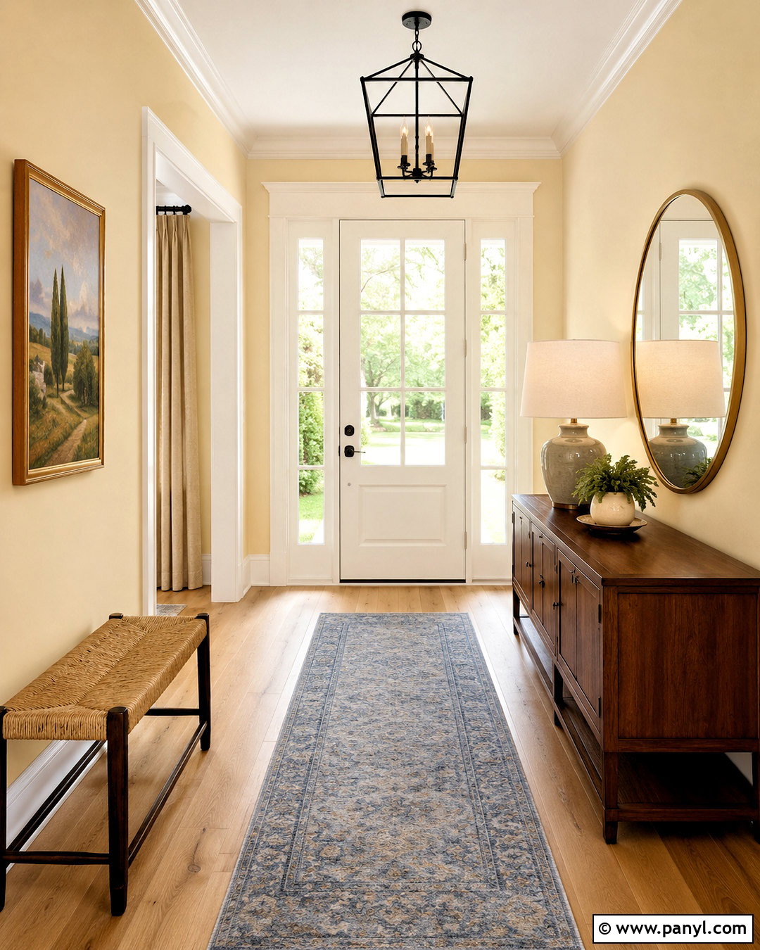 Behr Smooth Silk Entryway - 20 butter yellow paint colors