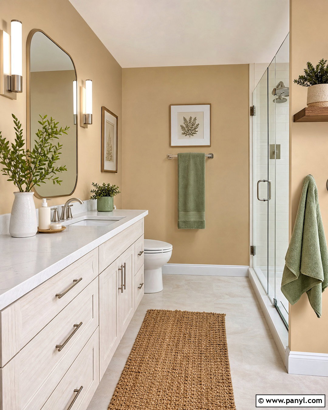 Behr Spanish Sand Bathroom - 20 behr beige paint colors