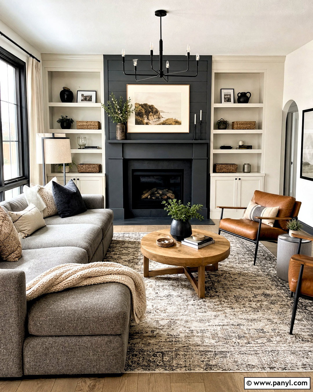 Behr Swiss Coffee And Charcoal Family Room - 20 behr swiss coffee color palette ideas