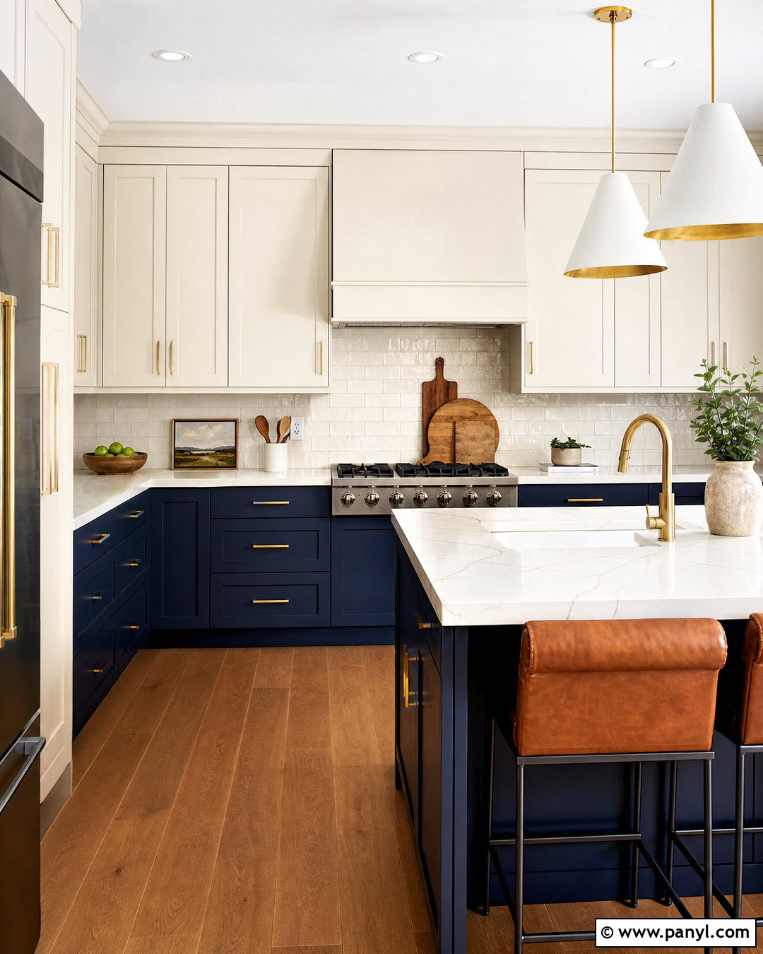 Behr Swiss Coffee And Navy Blue Kitchen - 20 behr swiss coffee color palette ideas