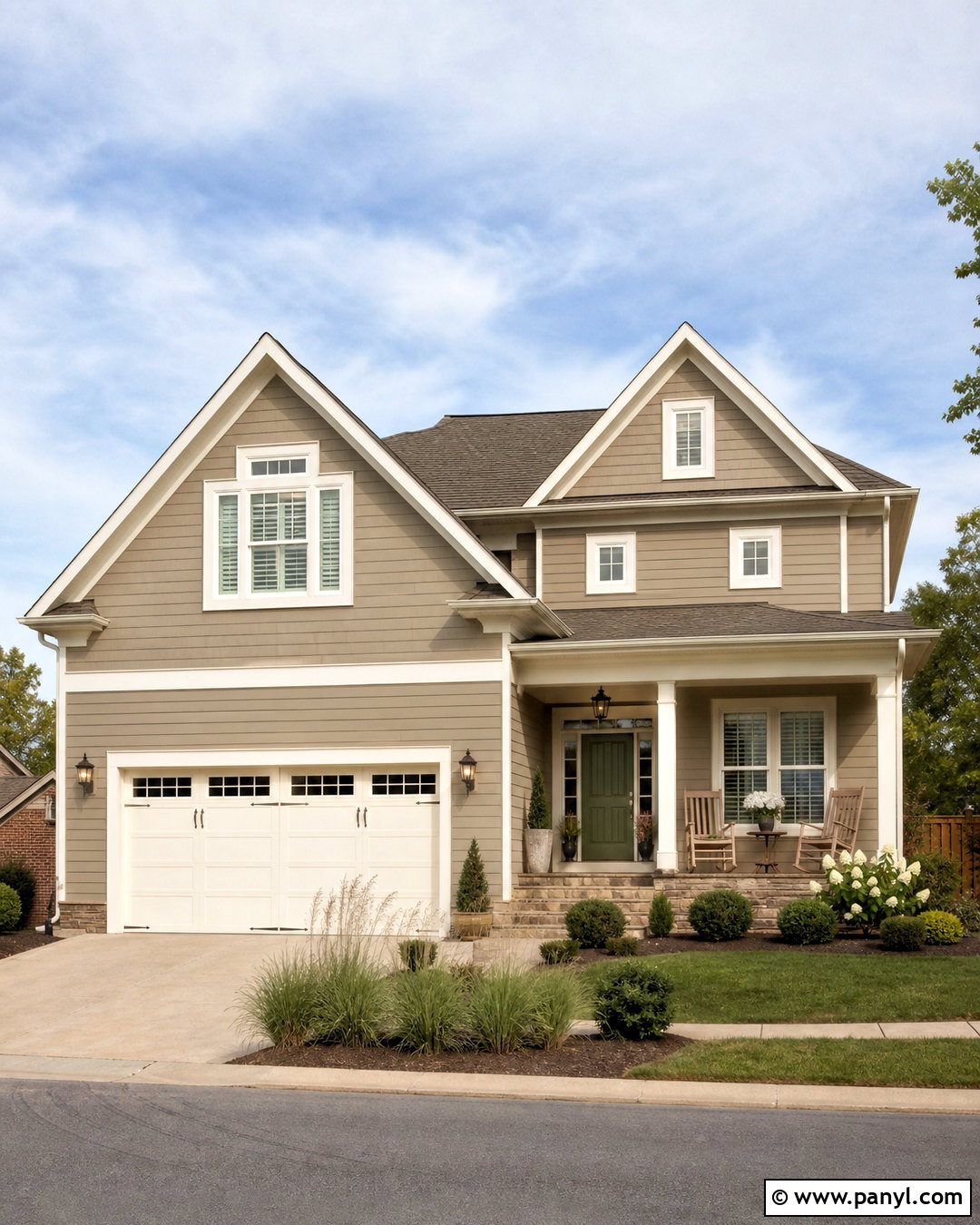 Behr Swiss Coffee And Warm Taupe Exterior - 20 behr swiss coffee color palette ideas