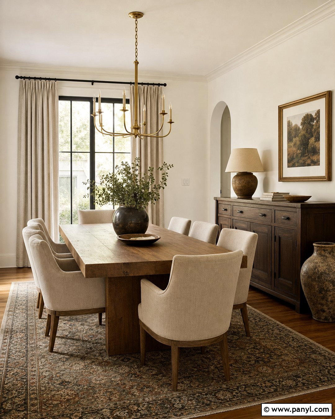 Behr Swiss Coffee Dining Room With Oak Furniture - 35 behr swiss coffee walls