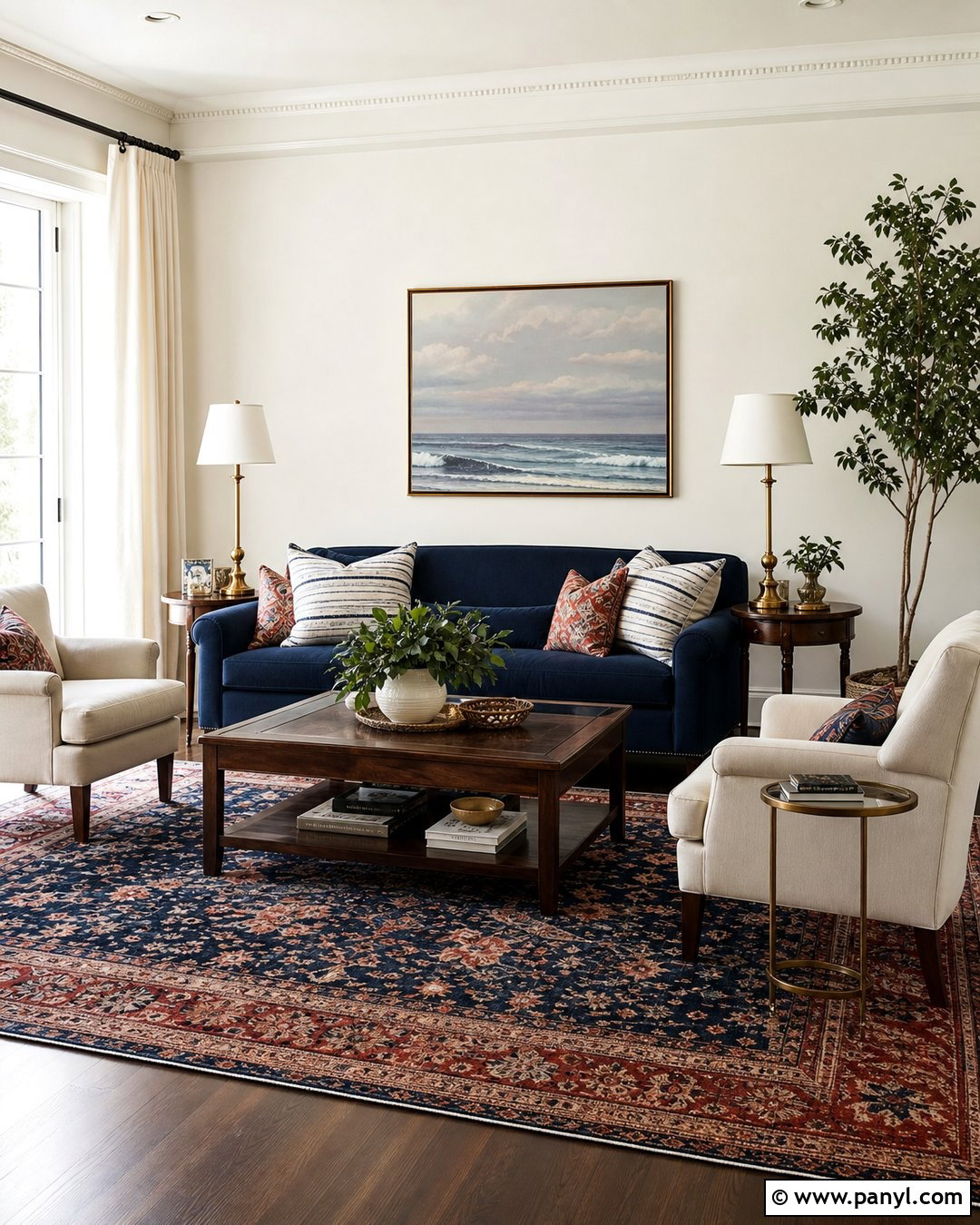 Behr Swiss Coffee Living Room With Navy Blue - 35 behr swiss coffee walls