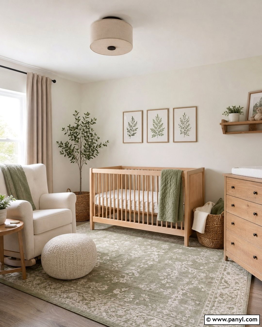 Behr Swiss Coffee Nursery With Soft Green - 35 behr swiss coffee walls