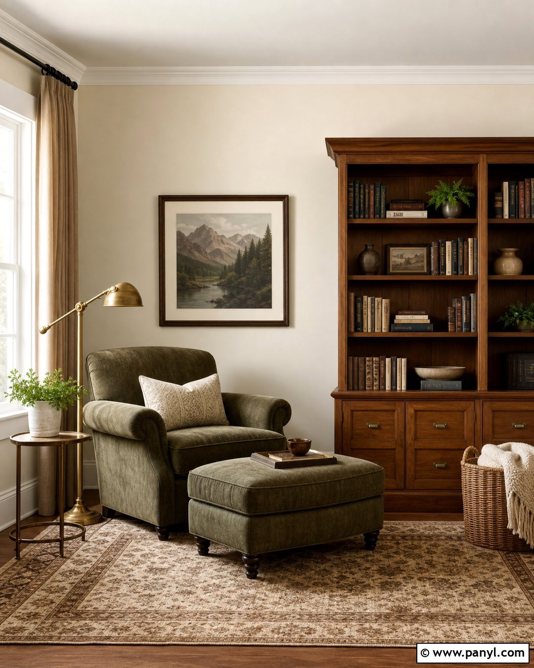Behr Swiss Coffee Reading Room - 35 behr swiss coffee walls