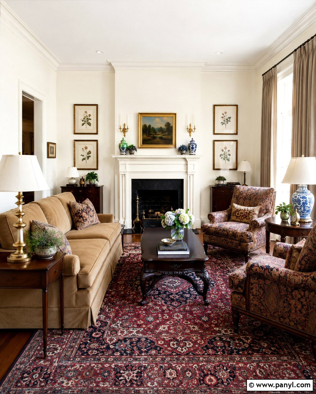 Behr Swiss Coffee Walls Traditional Living Room - 20 Behr Swiss Coffee Walls Living Rooms