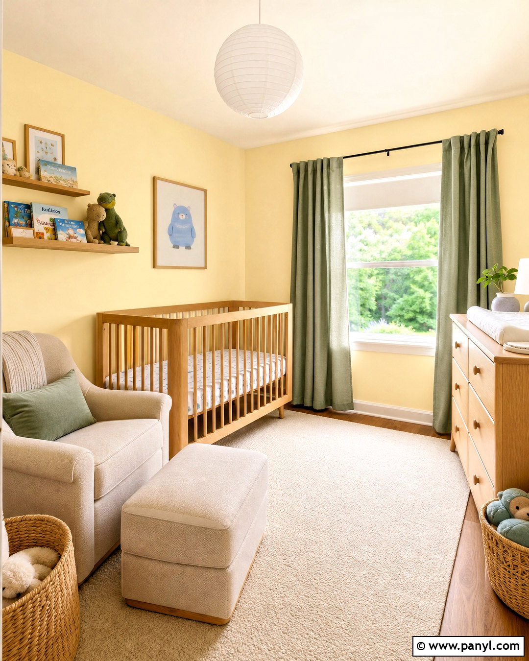 Behr Vanilla Ice Cream Nursery - 20 warm yellow paint colors