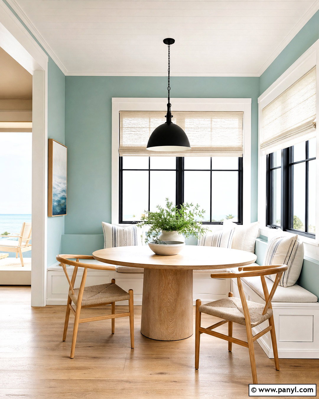 Behr Watery Breakfast Nook Palette - 20 behr color palette for home ideas