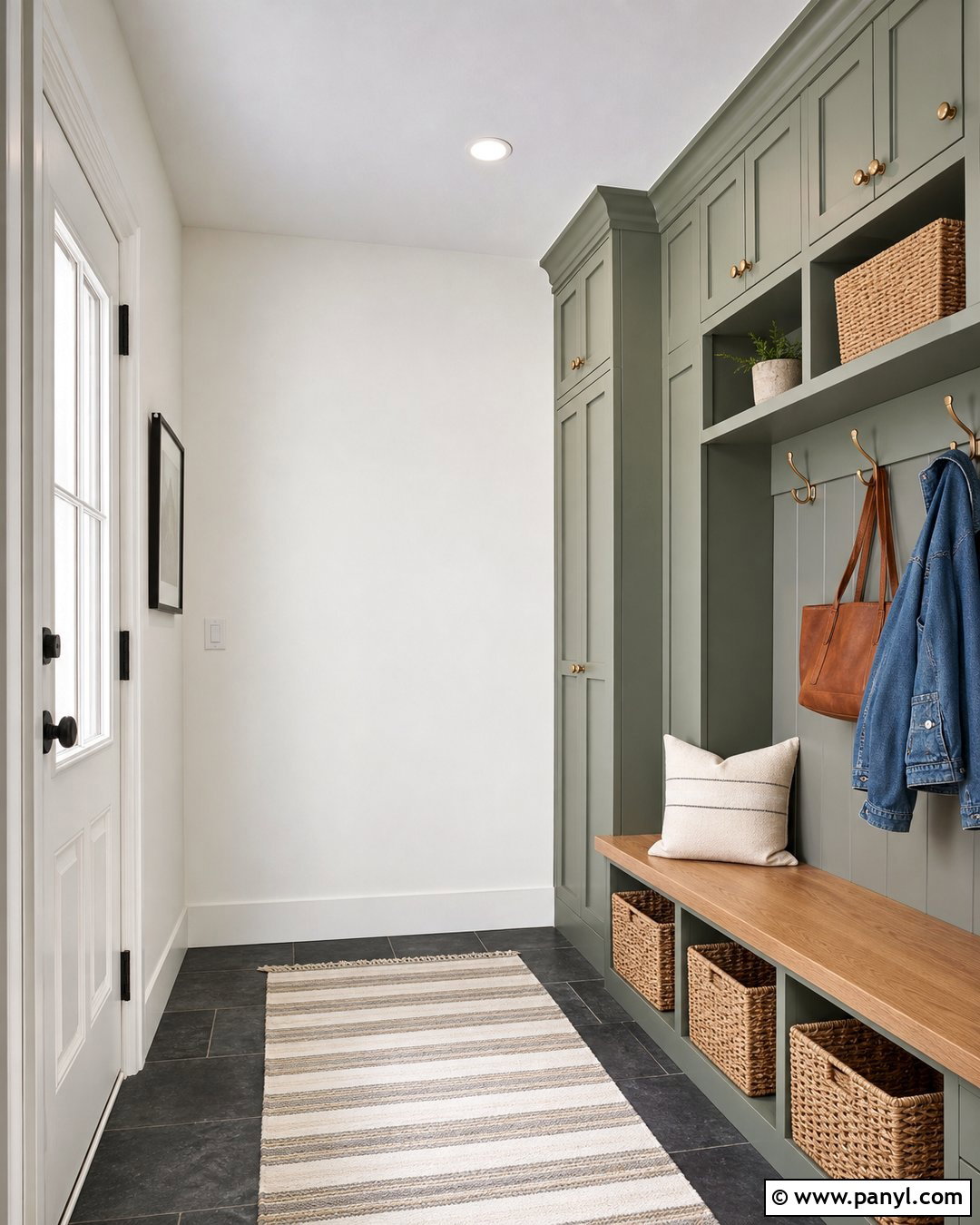 Behr White 52 Mudroom Walls - 25 Best Neutral White Paint For Walls