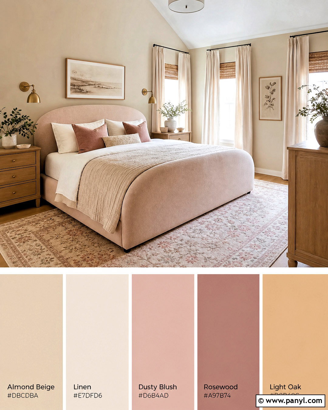 Beige And Blush Bedroom Palette - 20 beige colour palette ideas