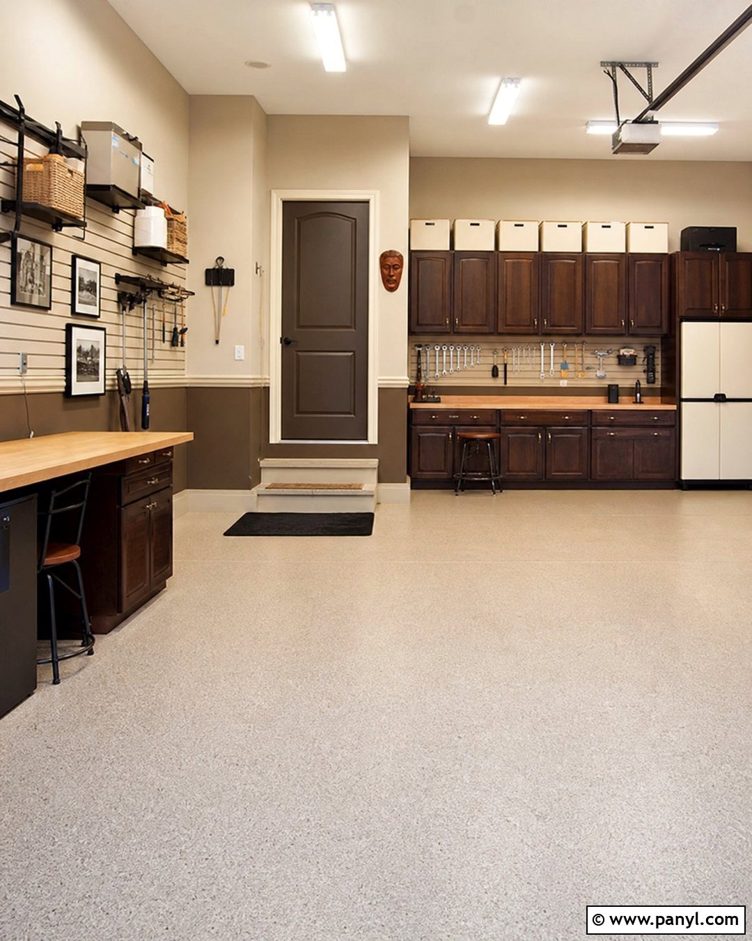 Beige And Brown Garage Walls - 35 Garage Walls Paint Colors