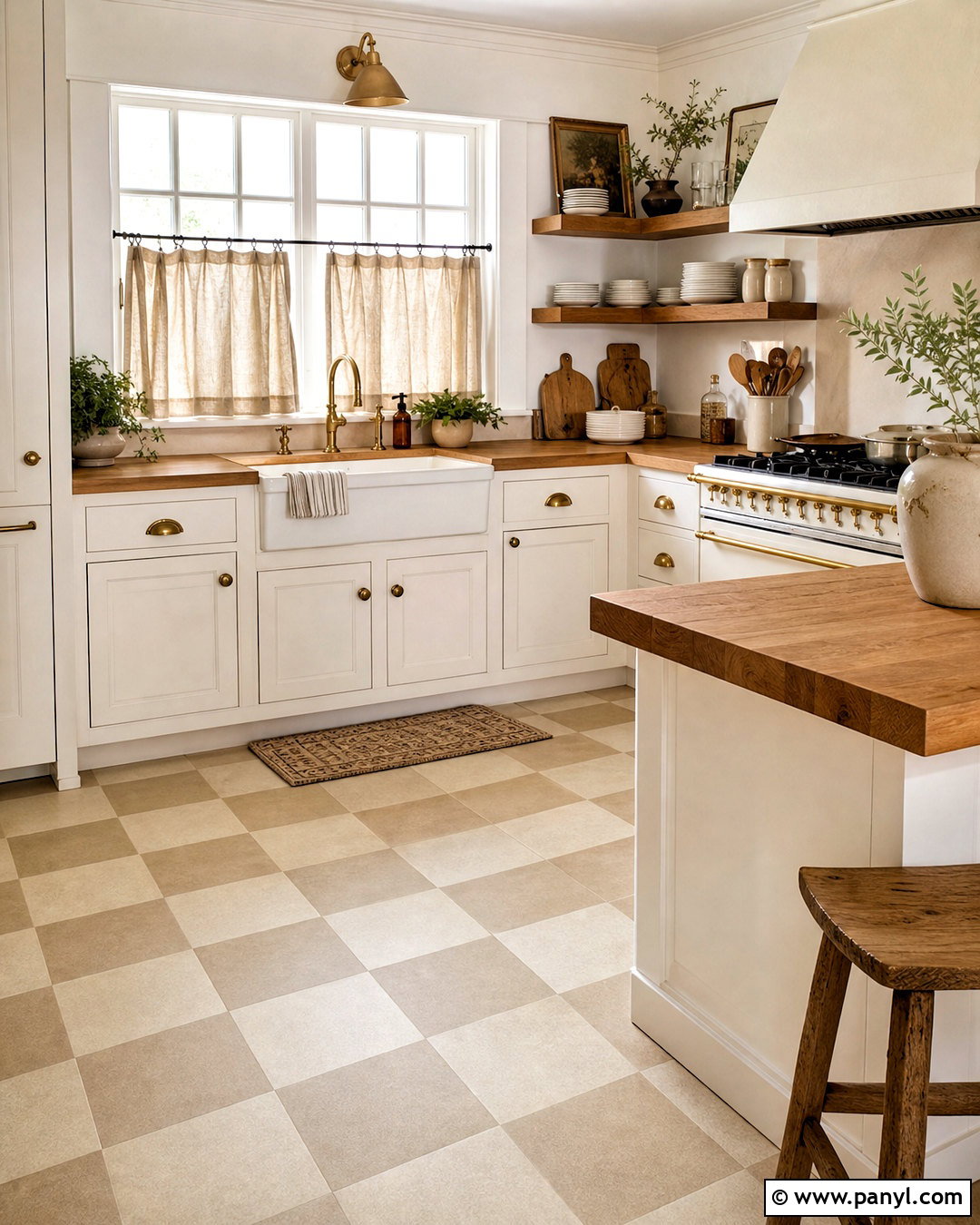 Beige And Cream Checkerboard Pattern Floor - 20 how to paint checkerboard pattern ideas