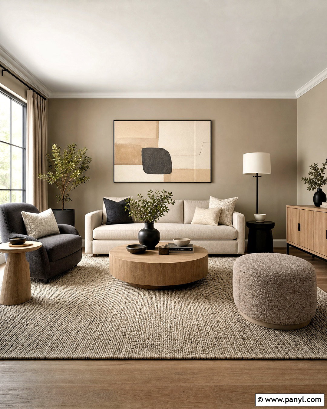 Beige And Gray Living Room - 20 beige color palette living room ideas