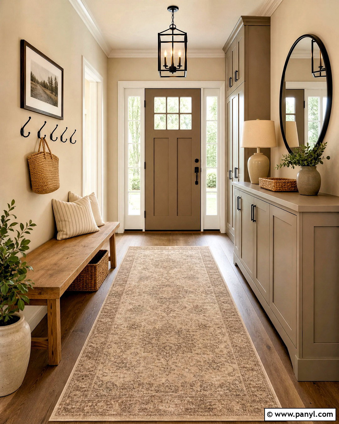Beige And Greige Entryway - 20 beige room color ideas