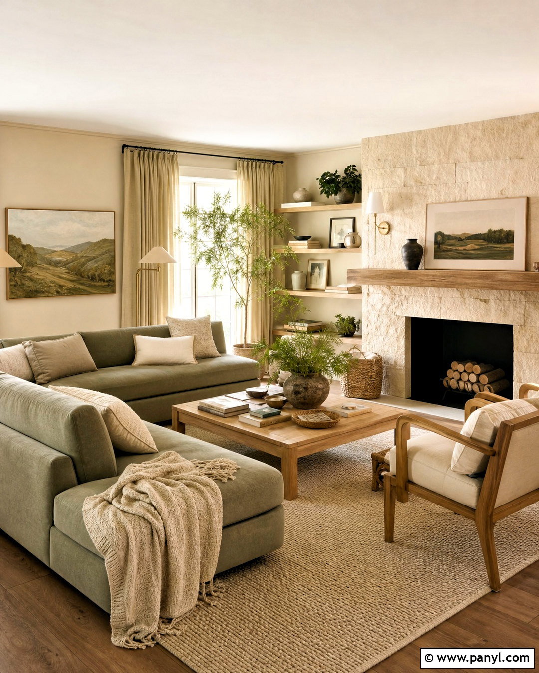 Beige And Sage Green Living Room Palette - 20 beige colour palette ideas