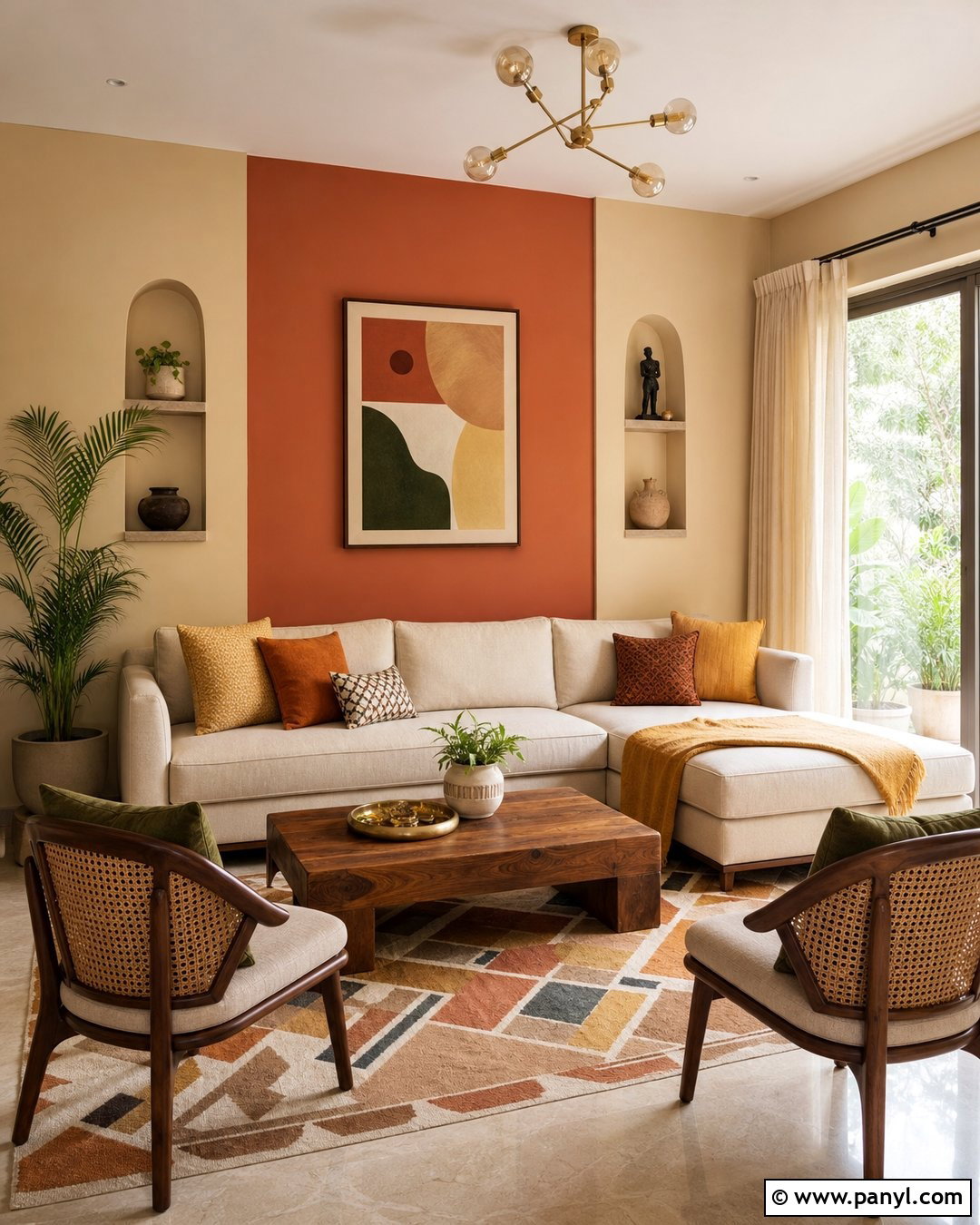 Beige And Terracotta Living Room Walls - 30 Colour For Living Room Wall Indian Ideas