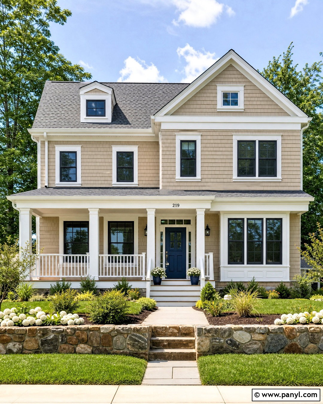 Beige And White House Exterior - 20 asian paint beige color ideas