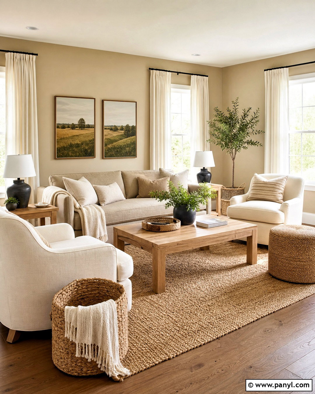 Beige And White Sitting Room Color Scheme - 20 sitting room ideas color schemes