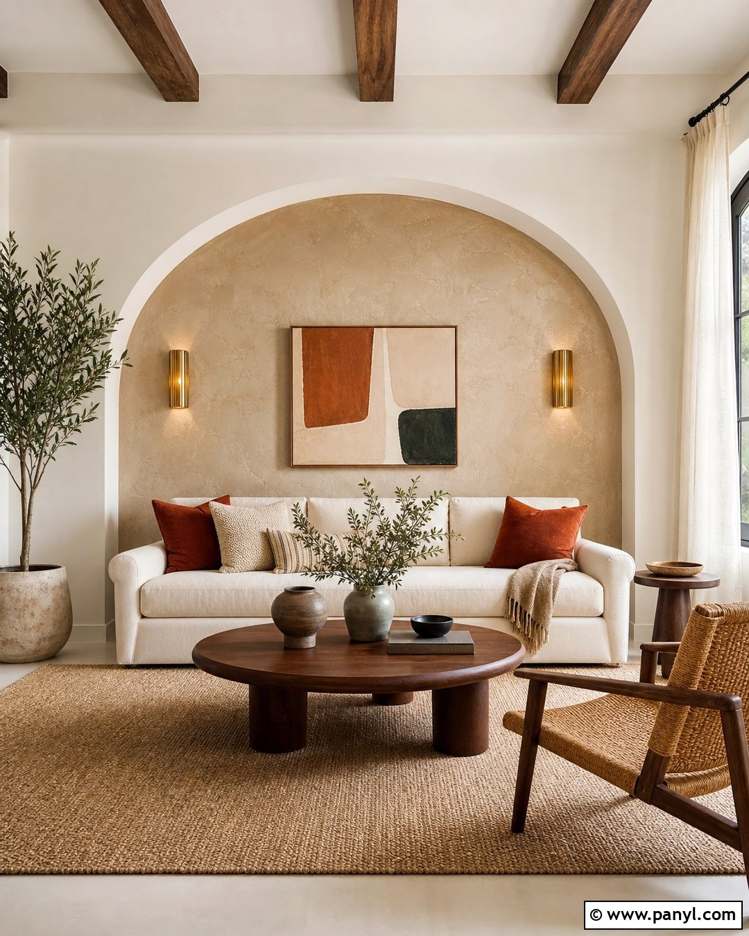Beige Arched Wall Texture - 45 Beige Wall Texture Ideas