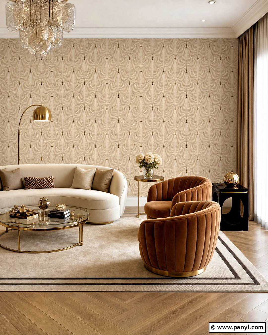 Beige Art Deco Wallpaper - 20 beige color wallpaper ideas