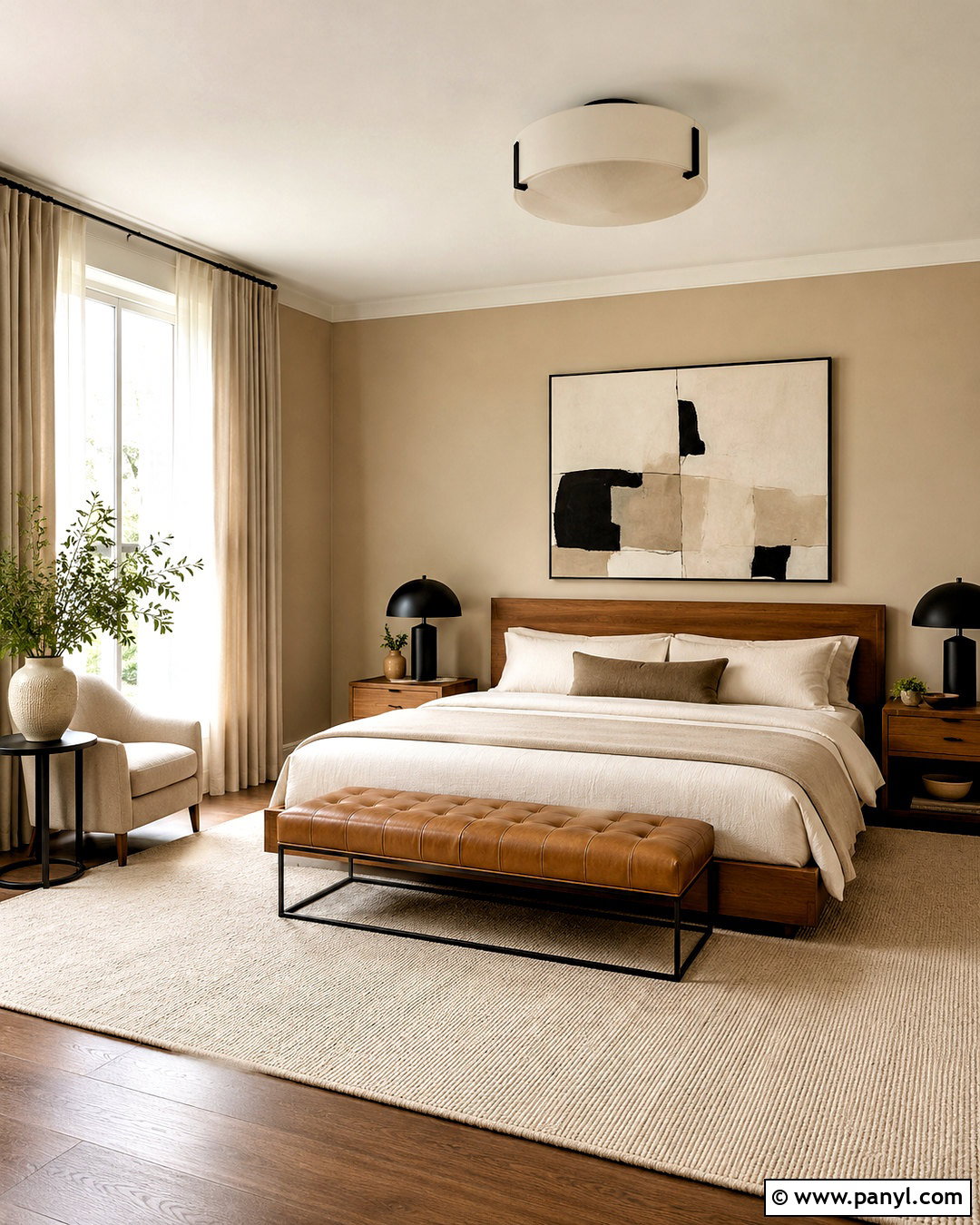 Beige Bedroom Walls - 35 Wall Paint Bedroom Ideas